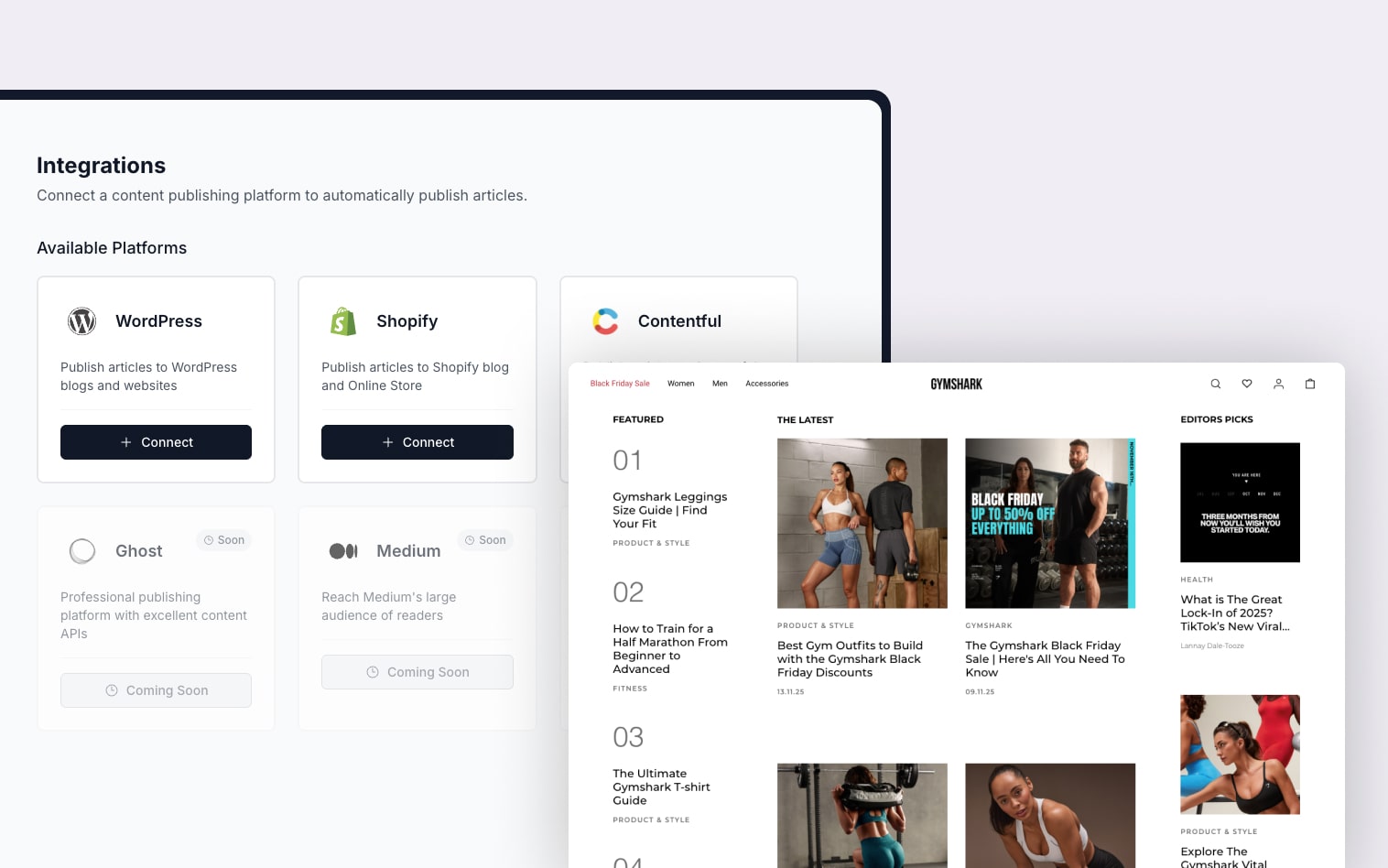 Automated Publishing