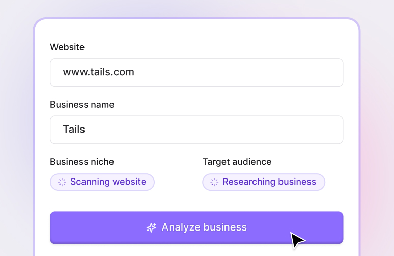 Analyze business interface