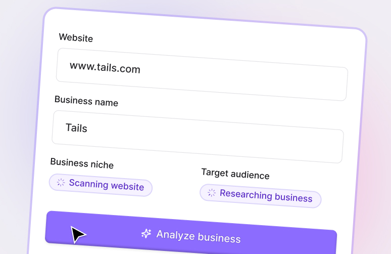 Analyze business interface